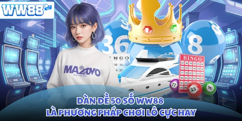 Dàn đề 50 số WW88 là phương pháp chơi lô cực hay